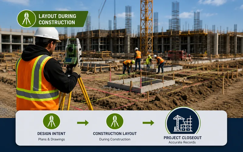 Construction layout and site control GTA Toronto Ontario licensed OLS