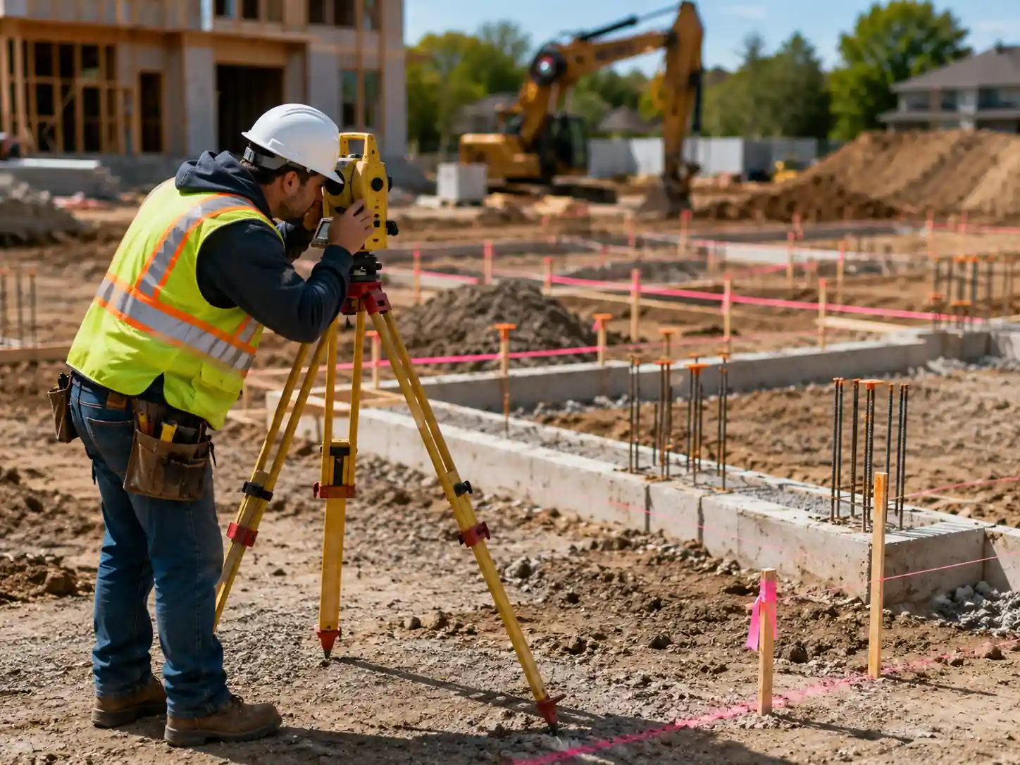 Construction layout site control GTA Toronto Ontario