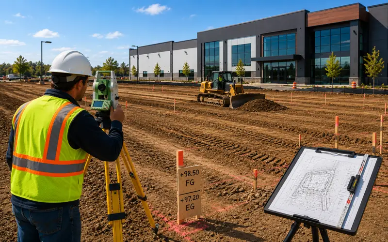 Grading and site plan support GTA Toronto Ontario licensed OLS