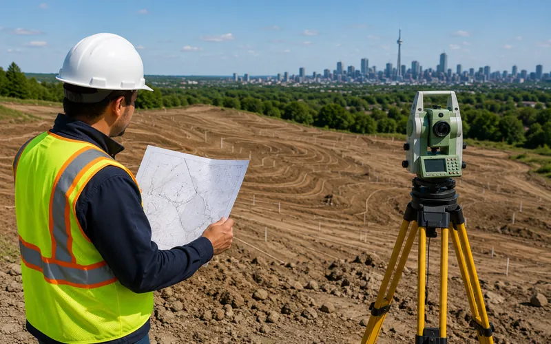 Topographic survey GTA Toronto Ontario licensed OLS