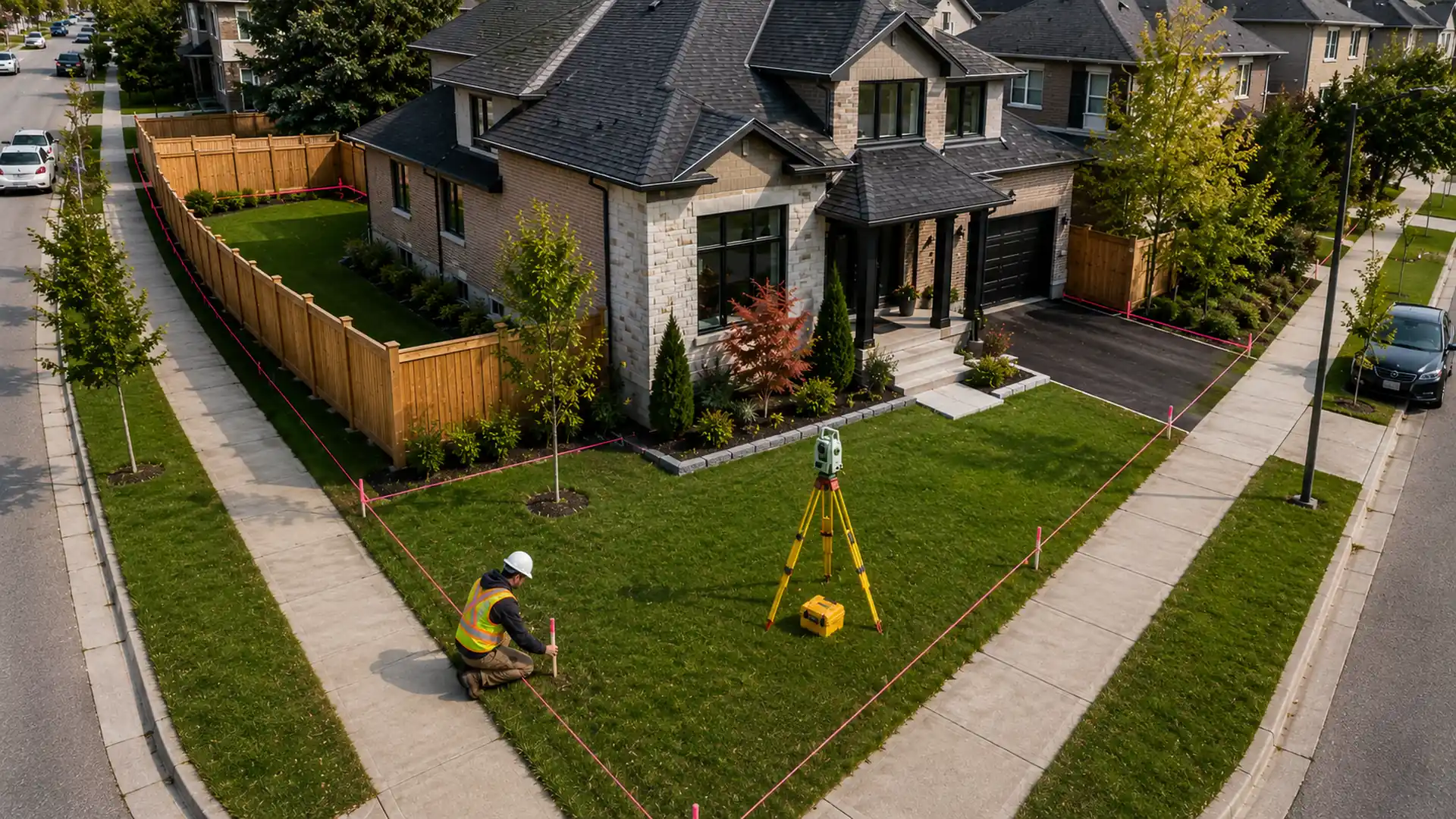 Boundary survey GTA Toronto Ontario licensed OLS
