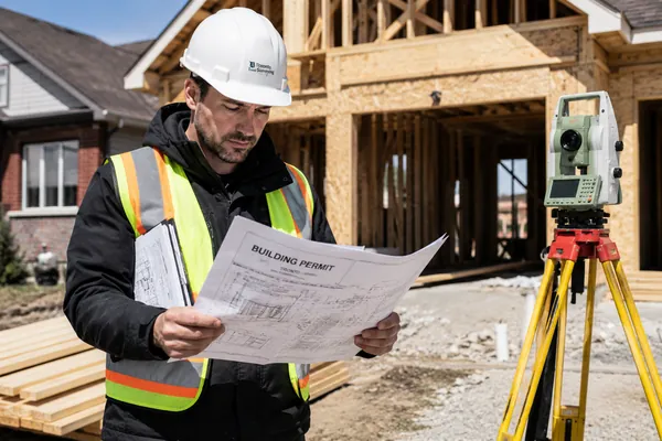 Survey for building permit Toronto GTA Ontario