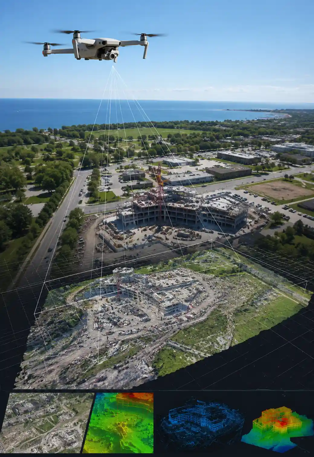 Drone UAV mapping survey GTA Toronto Ontario licensed OLS professionals