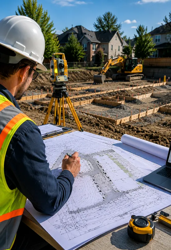 Grading and site plan support survey GTA Toronto Ontario licensed OLS