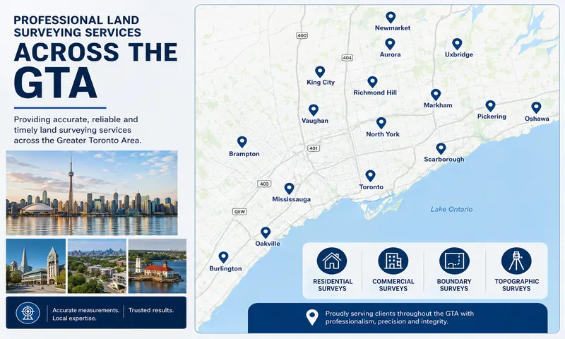 SRPR survey service areas GTA aerial view Toronto Ontario