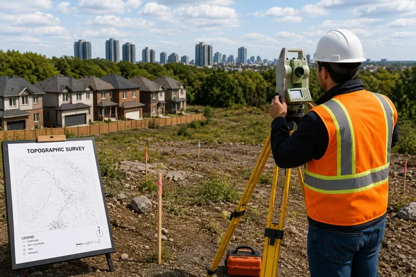 Topographic survey GTA Toronto Ontario licensed OLS